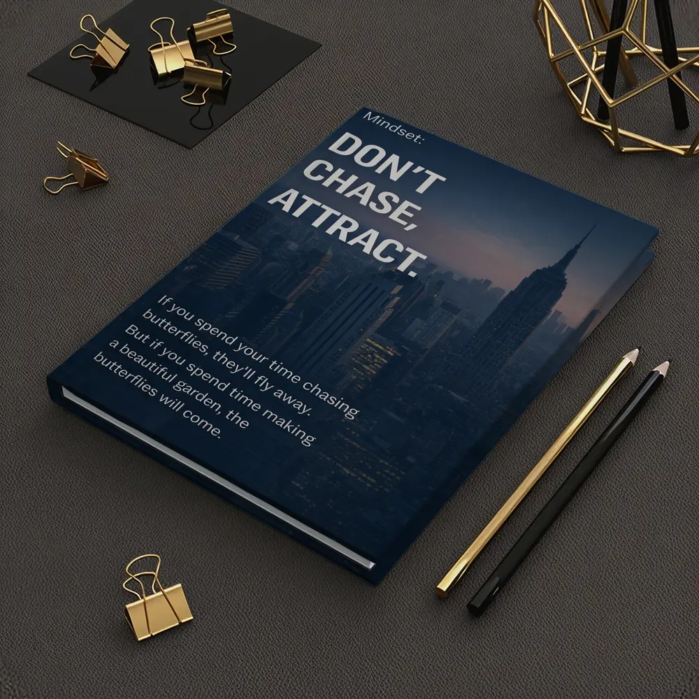 Don't Chase Attract Mindset New York City – Notebooks