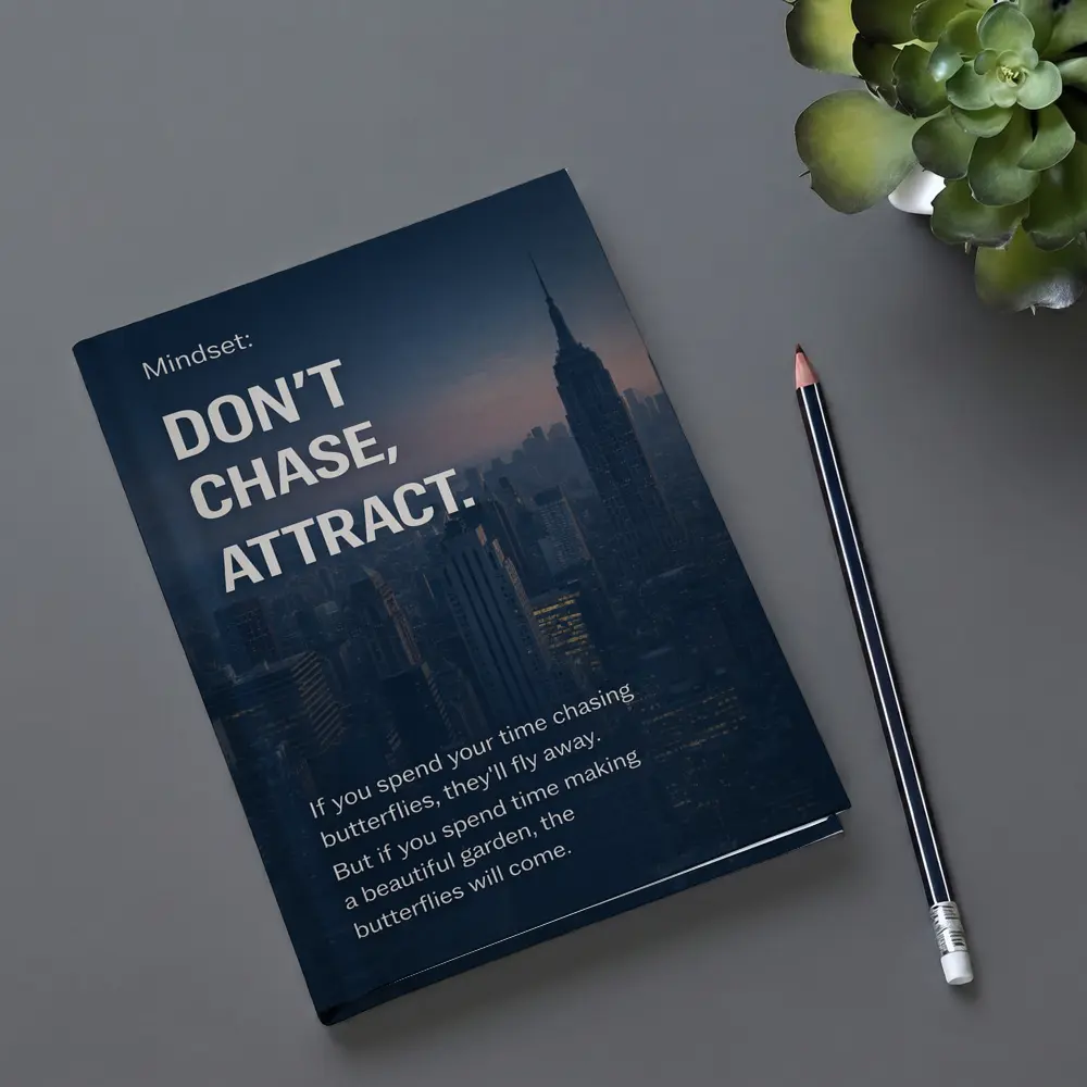 Don't Chase Attract Mindset New York City – Notebooks