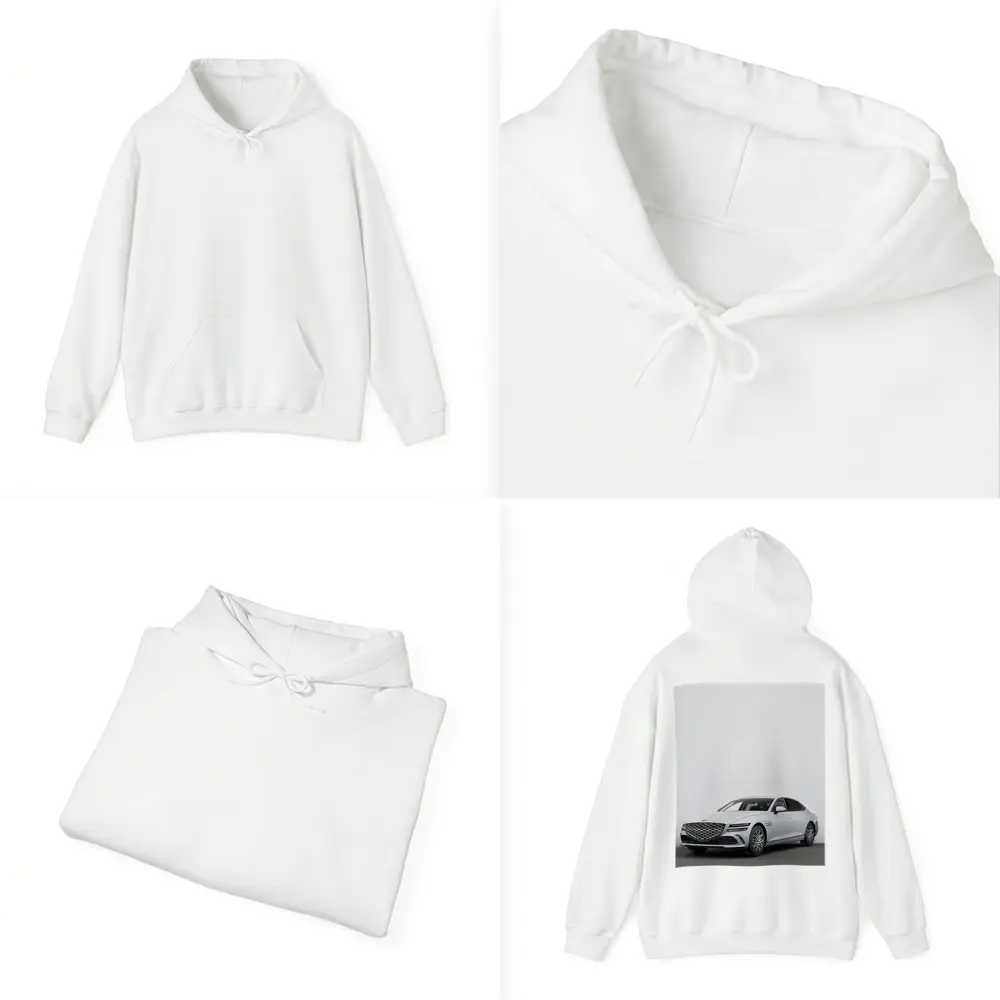 Genesis G80 Luxury Sedan White Studio – Hoodies