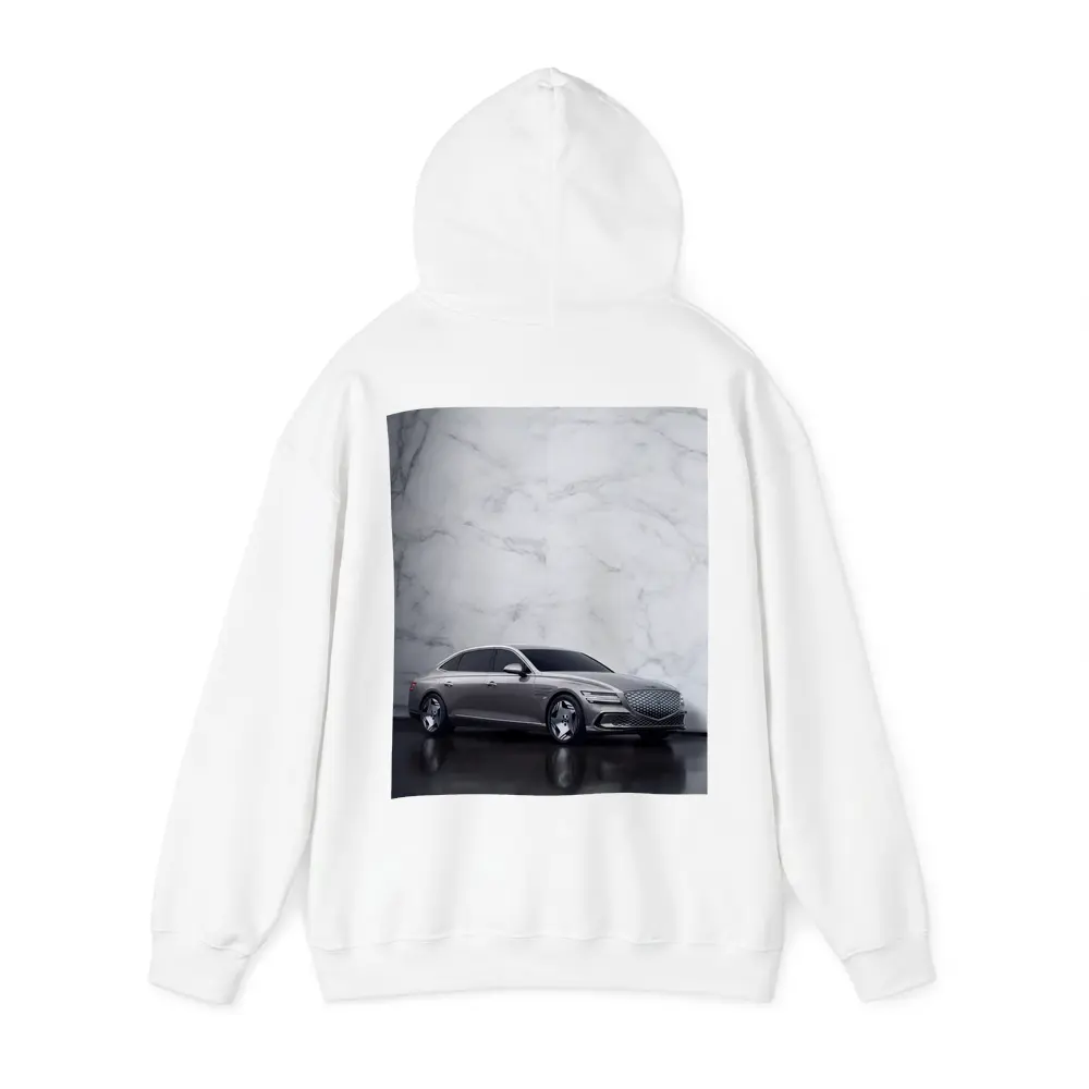 Genesis G80 Silver Sedan Marble Wall – Hoodies
