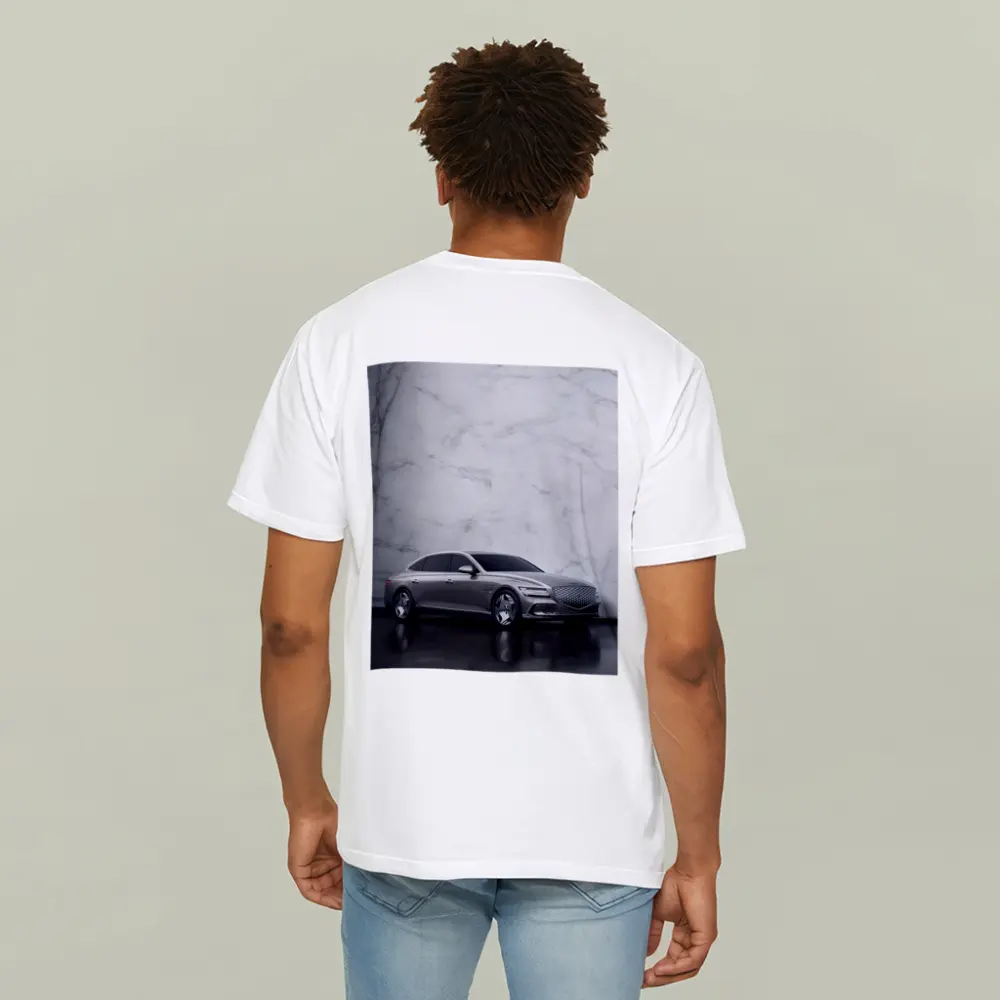 Genesis G80 Silver Sedan Marble Wall – T-Shirts