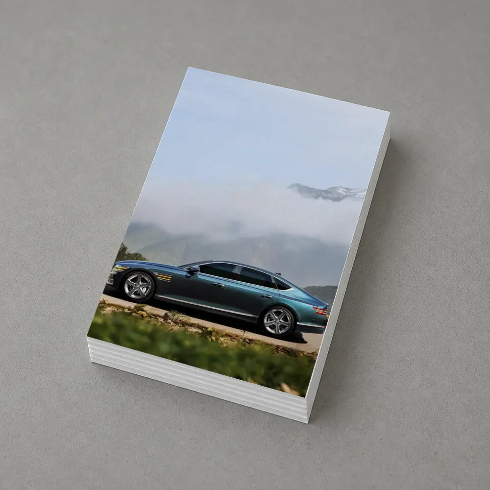 Genesis G80 Luxury Sedan Misty Mountain Road – Postcards