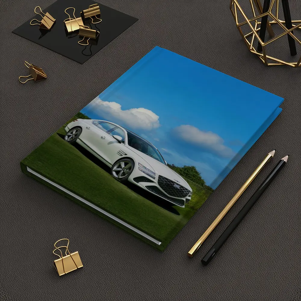 Genesis G80 White Sedan Blue Sky – Notebooks