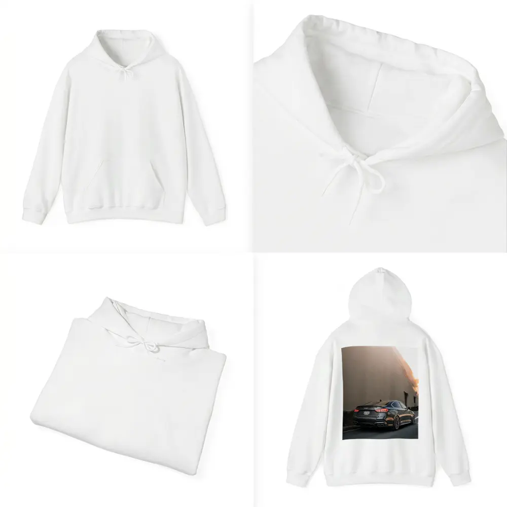 Genesis G90 Sedan Urban Street Sunset – Hoodies