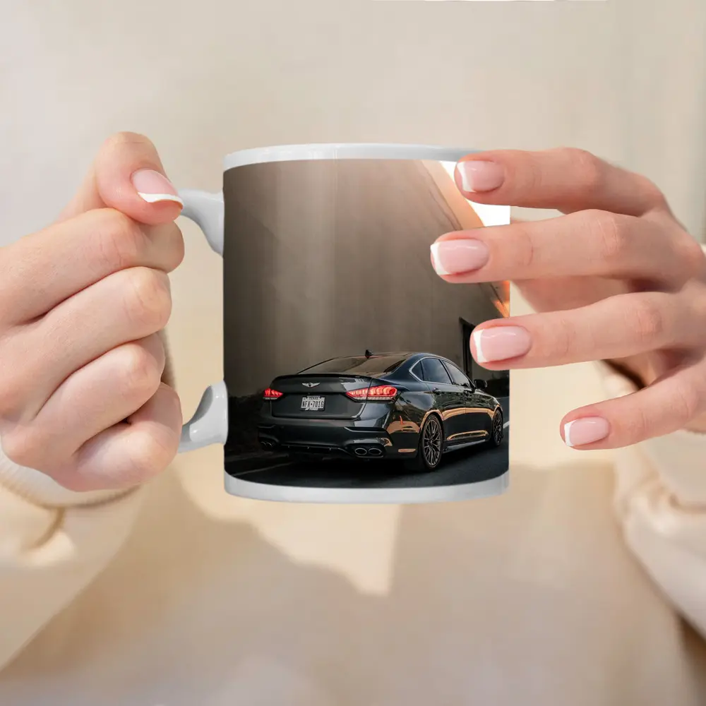 Genesis G90 Sedan Urban Street Sunset – Mugs