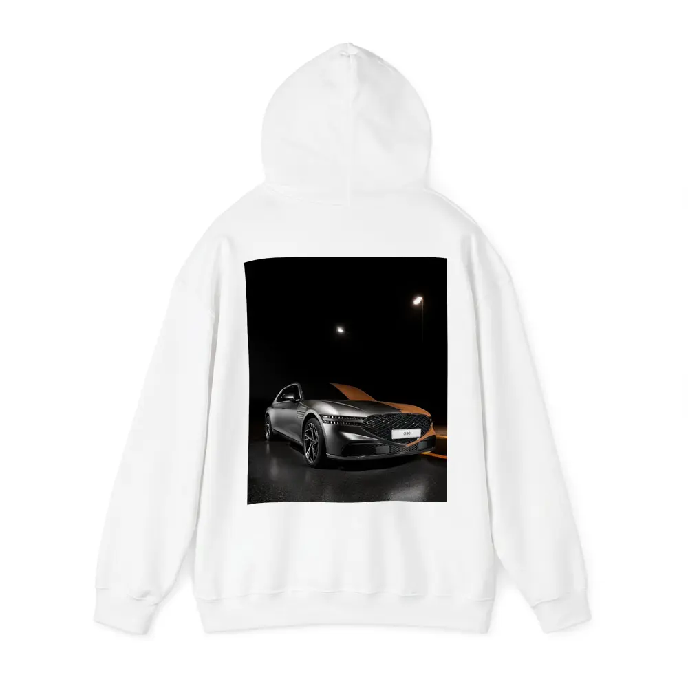 Genesis G90 Parked Dark Night Street – Hoodies
