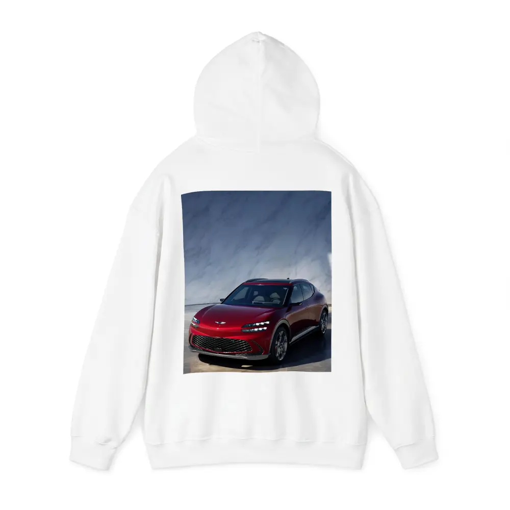 Genesis GV60 Red SUV Marble Background – Hoodies