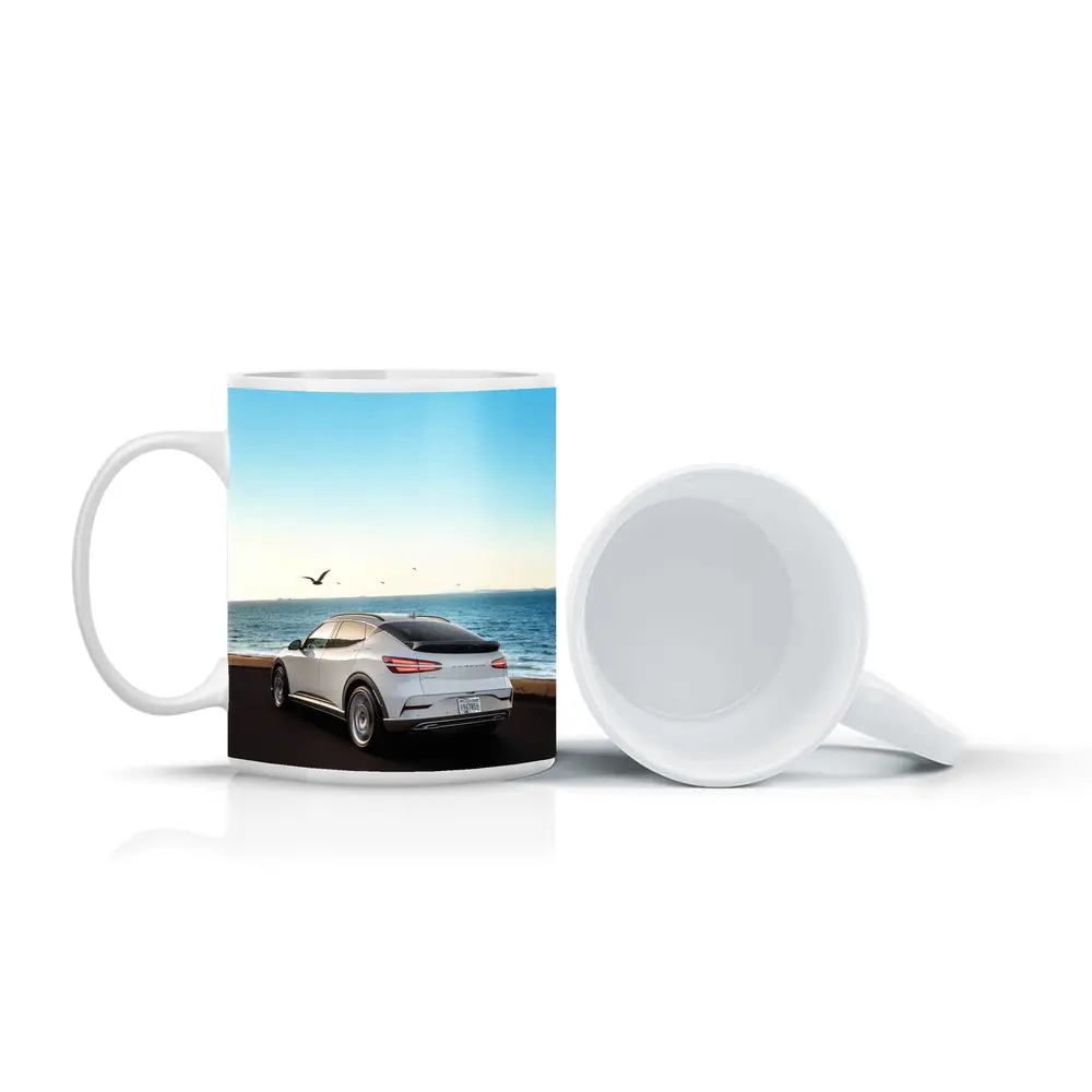 Genesis GV60 White SUV Coastal Ocean View – Mugs