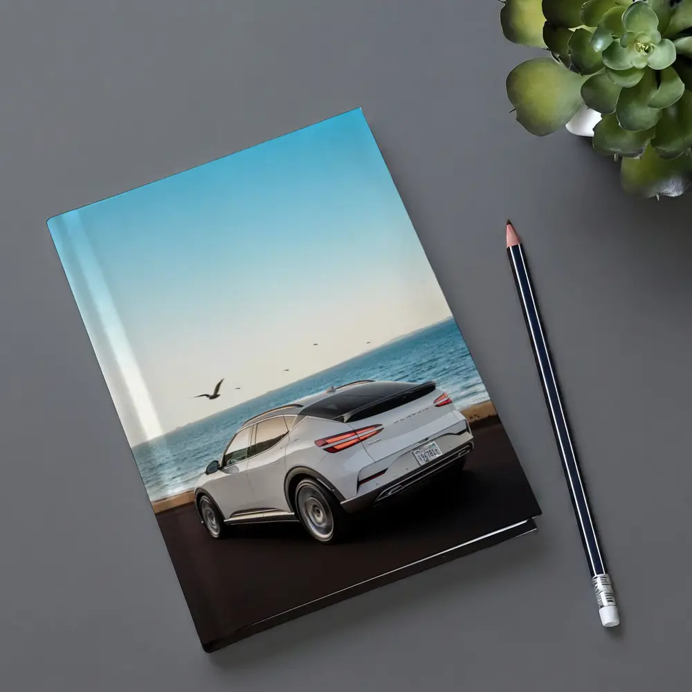 Genesis GV60 White SUV Coastal Ocean View – Notebooks