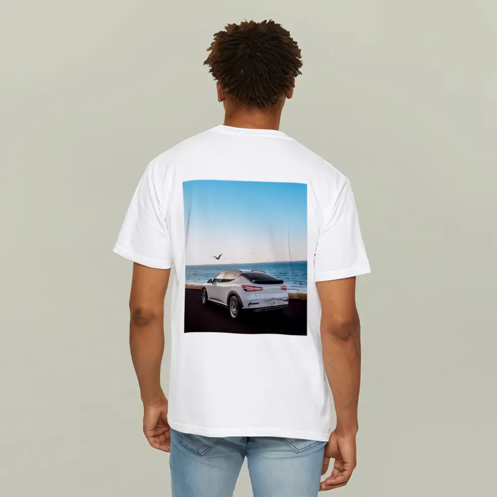Genesis GV60 White SUV Coastal Ocean View – T-Shirts