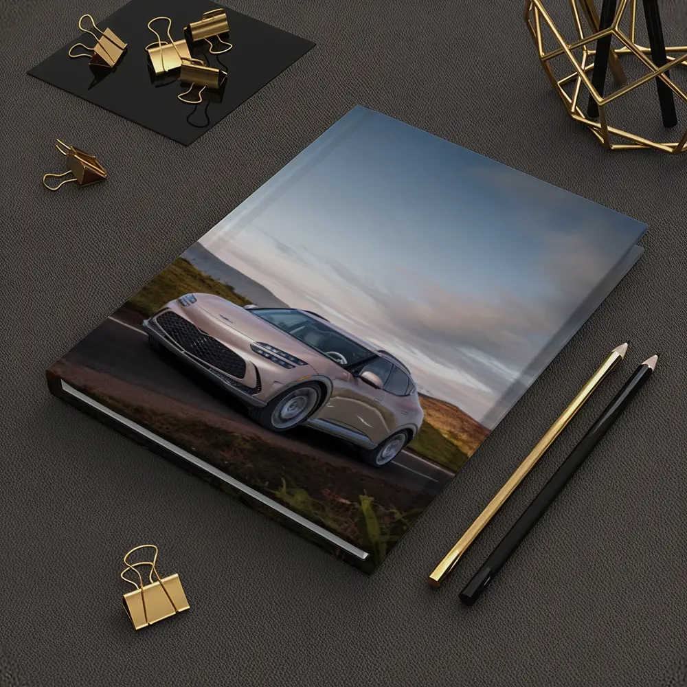 Genesis GV60 SUV on Scenic Highland Road – Notebooks