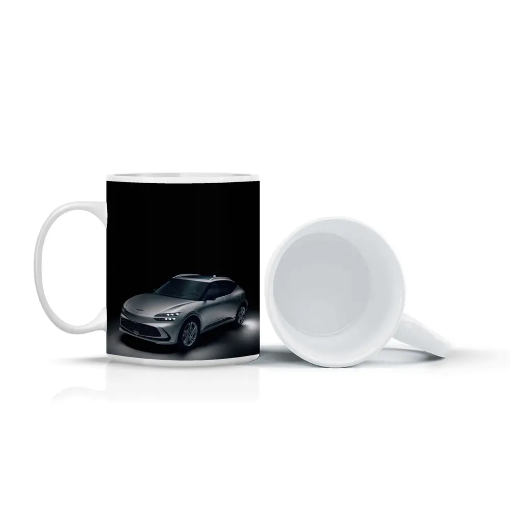 Genesis GV60 Silver SUV Dark Studio – Mugs