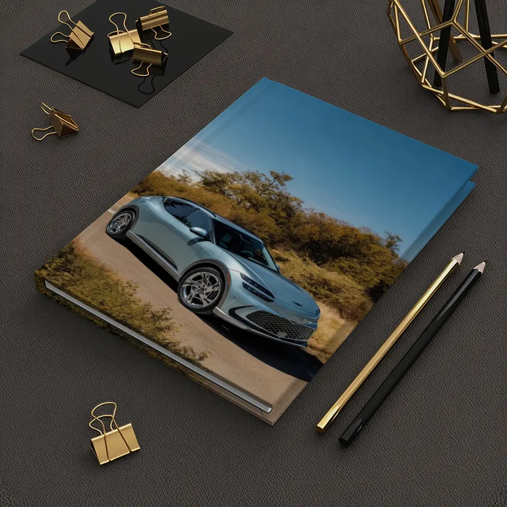 Genesis GV60 Silver SUV Desert Road – Notebooks
