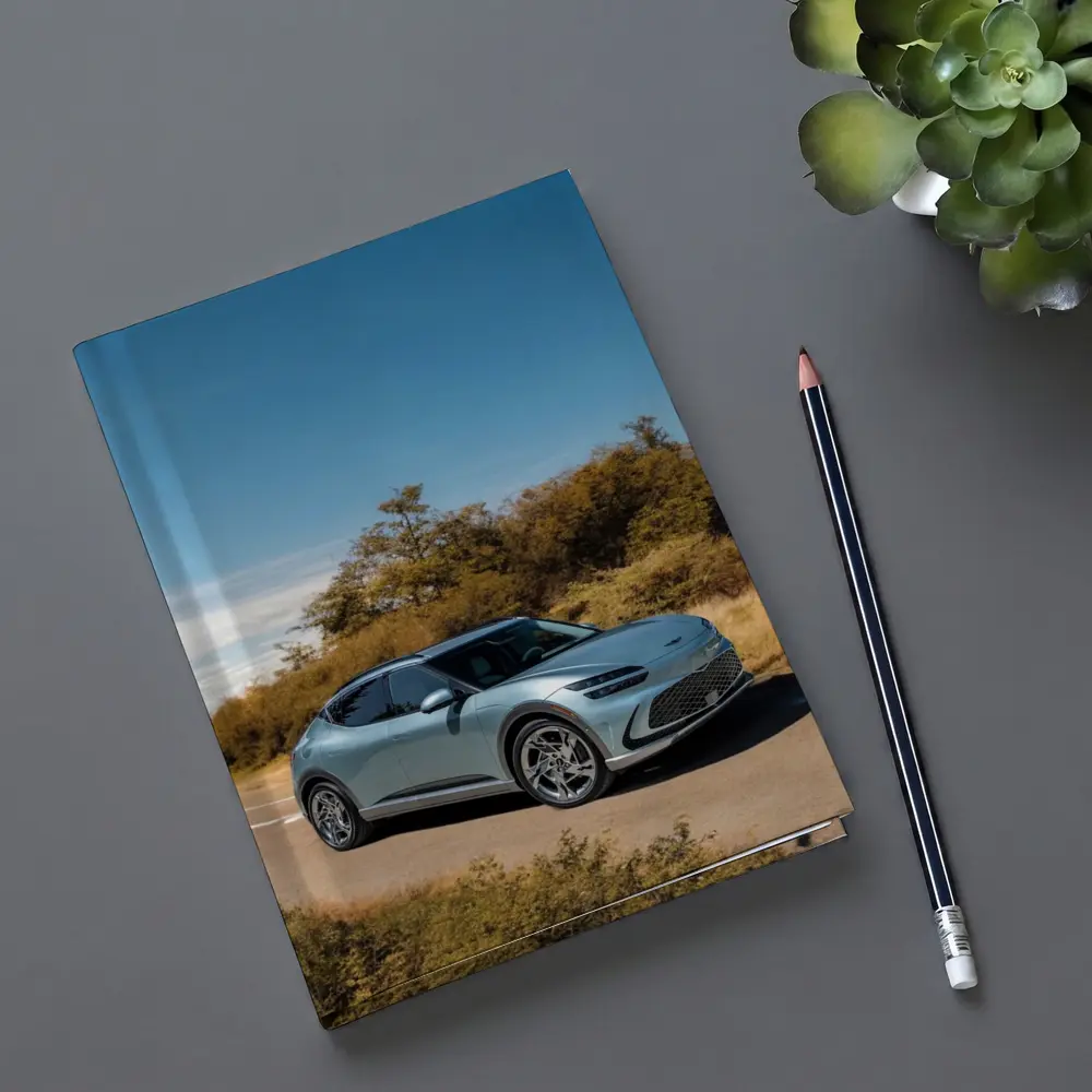 Genesis GV60 Silver SUV Desert Road – Notebooks