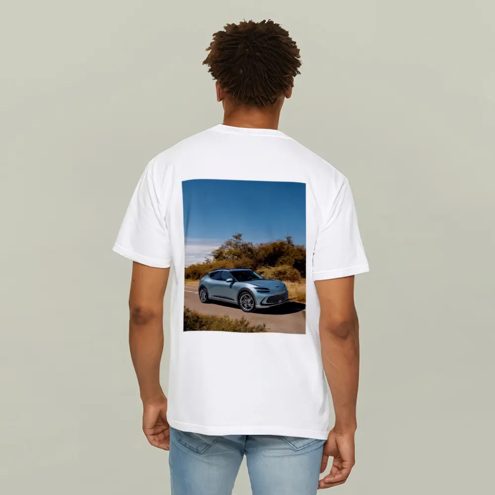 Genesis GV60 Silver SUV Desert Road – T-Shirts