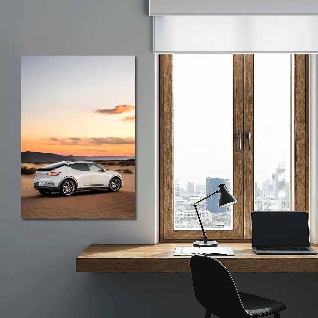 Genesis GV60 Silver Desert Sunset Dunes – Wall Art