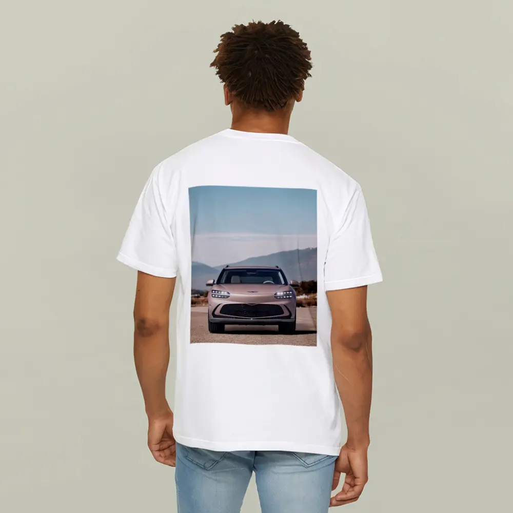 Genesis GV60 Parked Open Road Mountains – T-Shirts