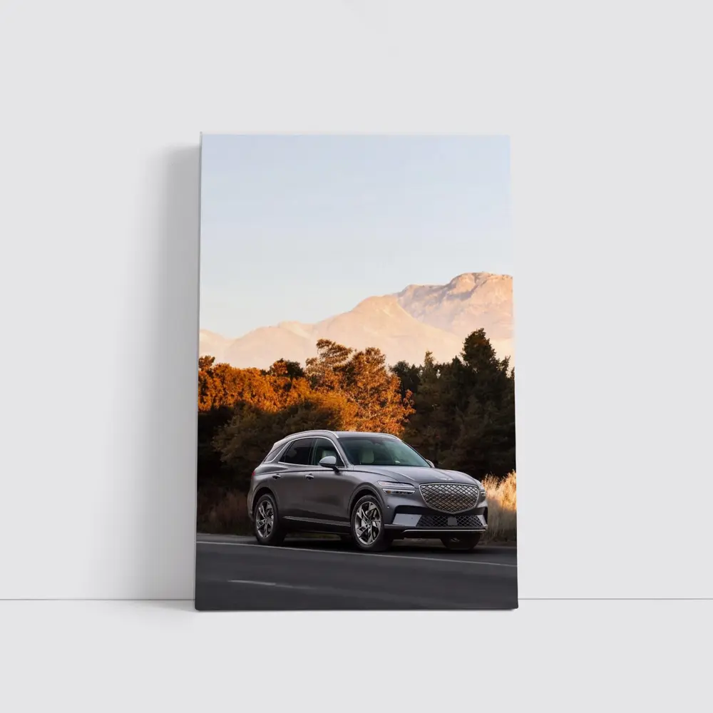 Genesis GV70 SUV Mountain Autumn Road – Wall Art