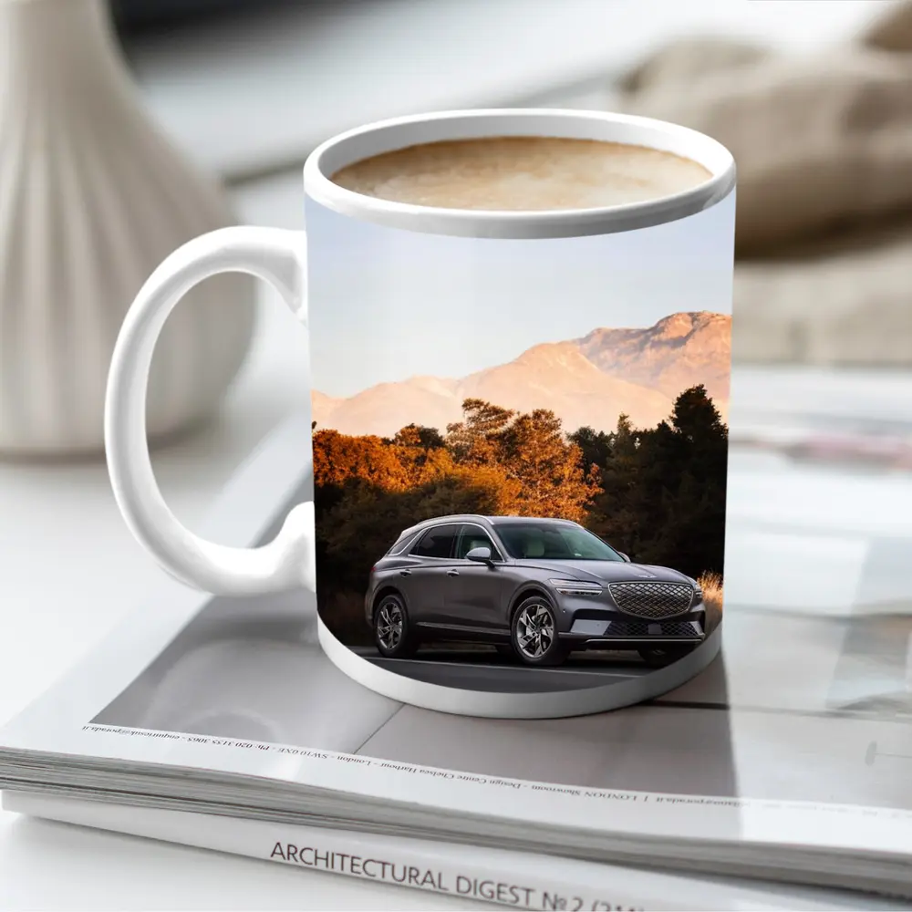 Genesis GV70 SUV Mountain Autumn Road – Mugs