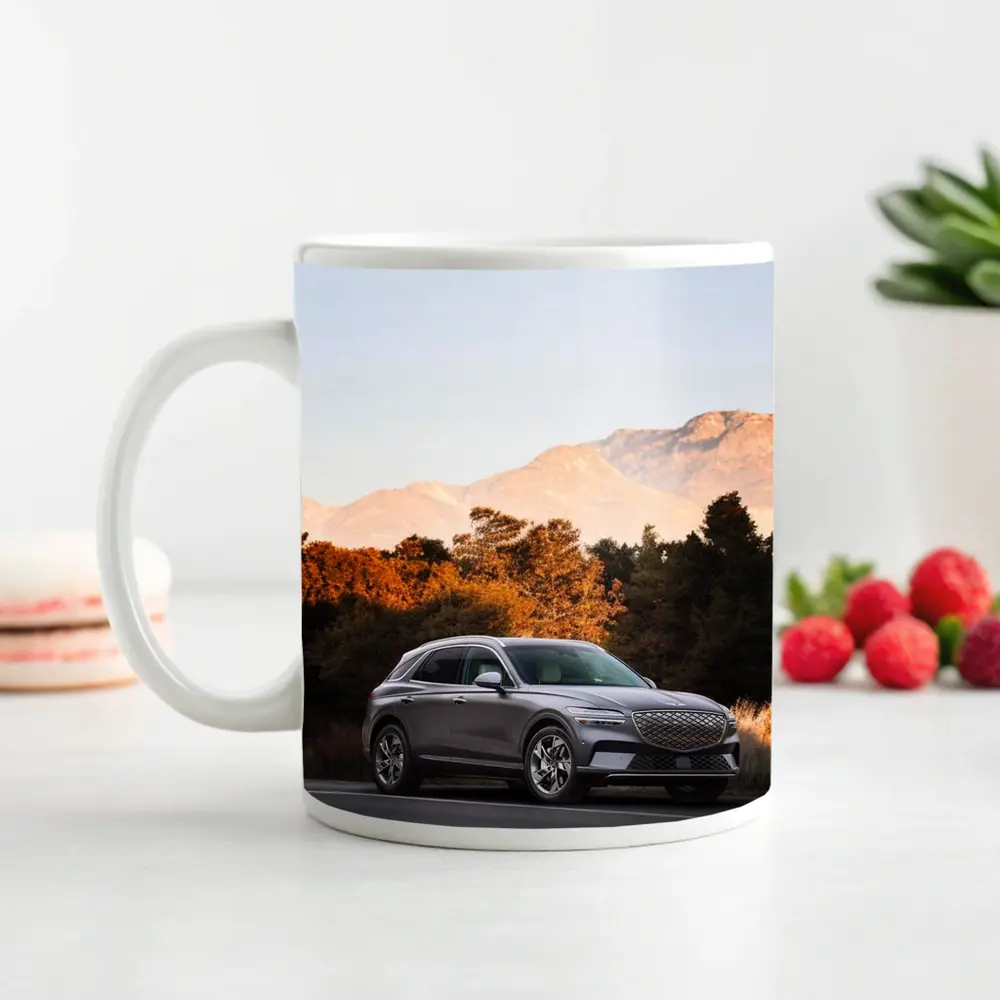 Genesis GV70 SUV Mountain Autumn Road – Mugs