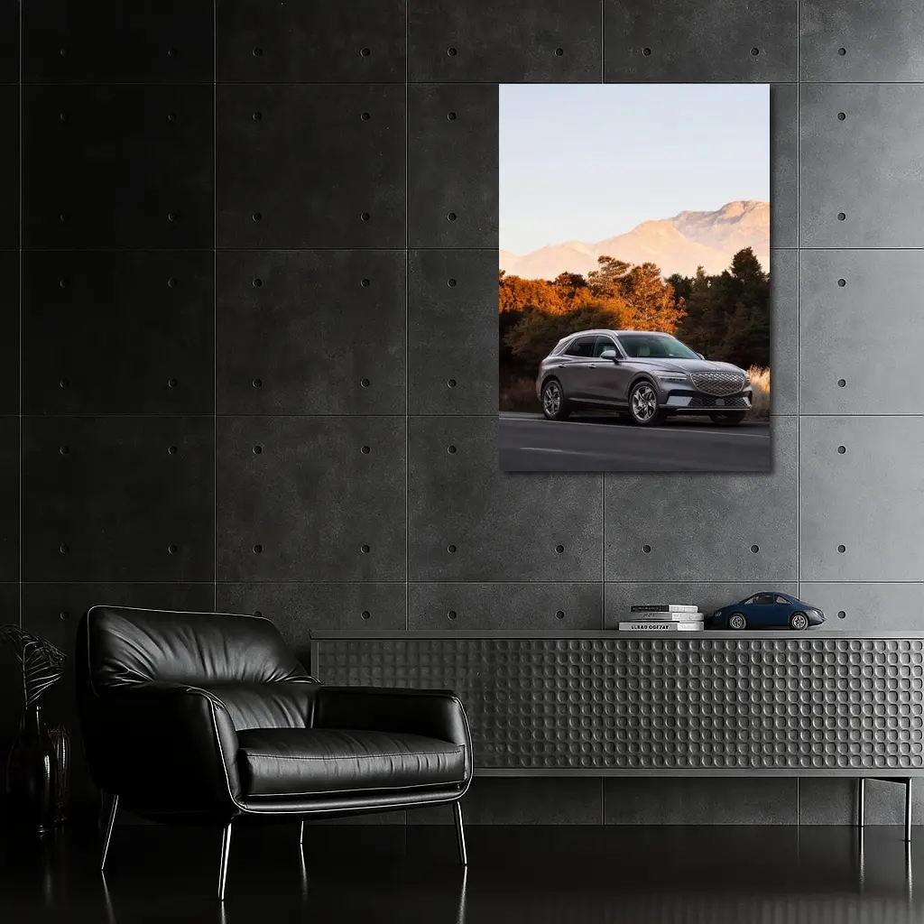 Genesis GV70 SUV Mountain Autumn Road – Wall Art