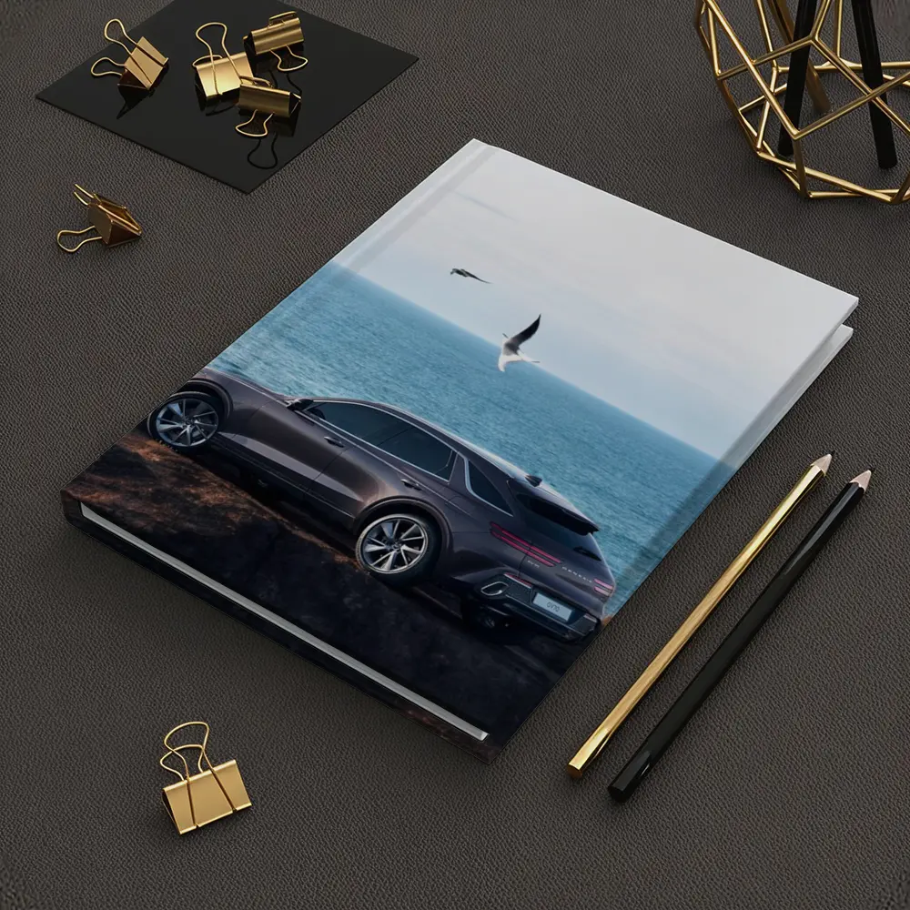 Genesis GV70 Parked On Coastal Cliff – Notebooks