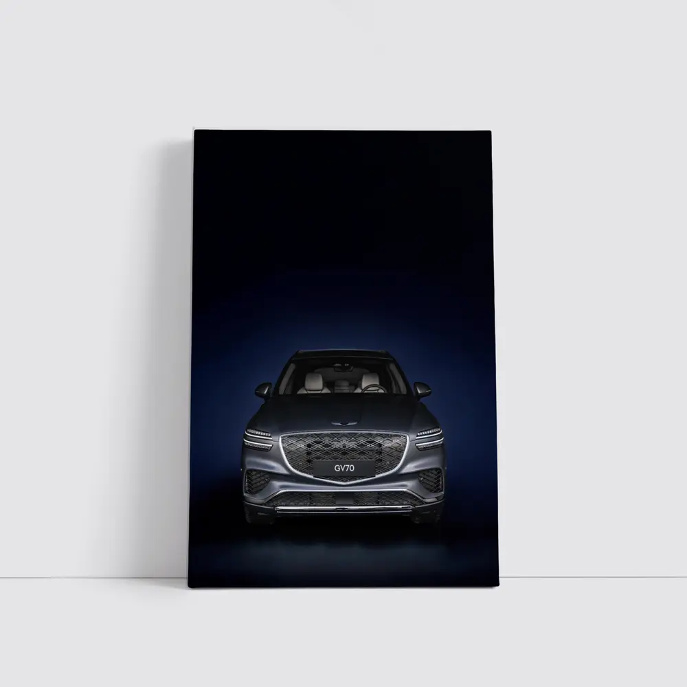 Genesis GV70 SUV Dark Blue Studio – Wall Art