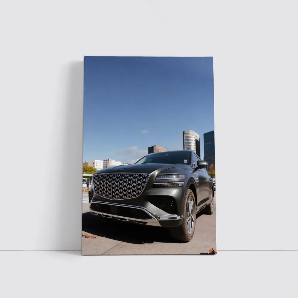 Genesis GV80 SUV Urban City Background – Wall Art