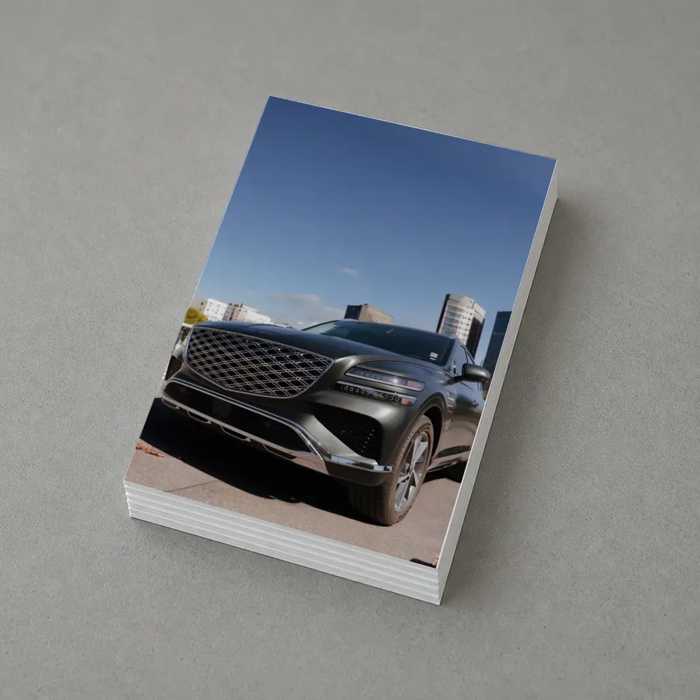 Genesis GV80 SUV Urban City Background – Postcards