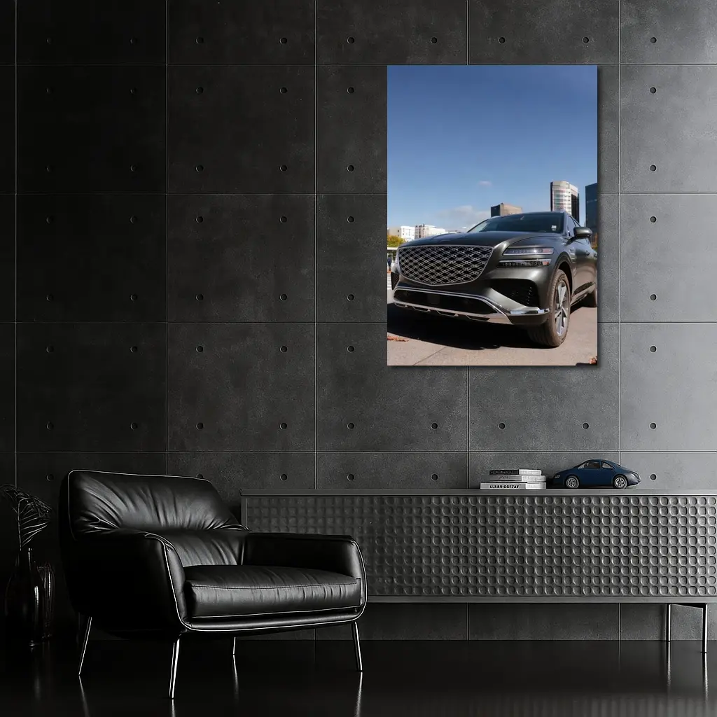 Genesis GV80 SUV Urban City Background – Wall Art