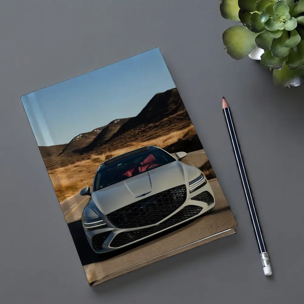 Genesis GV80 Front View Mountain Road – Notebooks