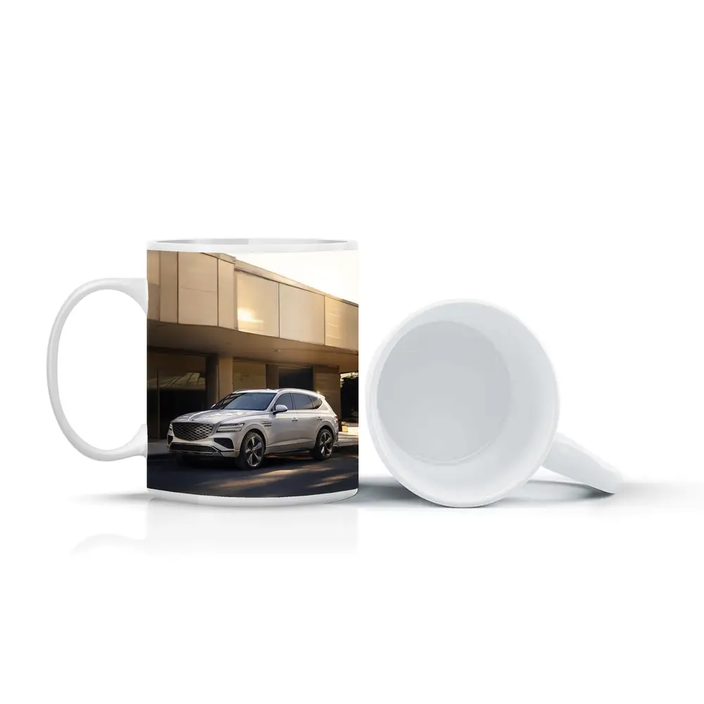 Genesis GV80 SUV Parked Near Building – Mugs