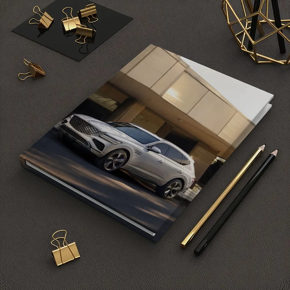Genesis GV80 SUV Parked Near Building – Notebooks