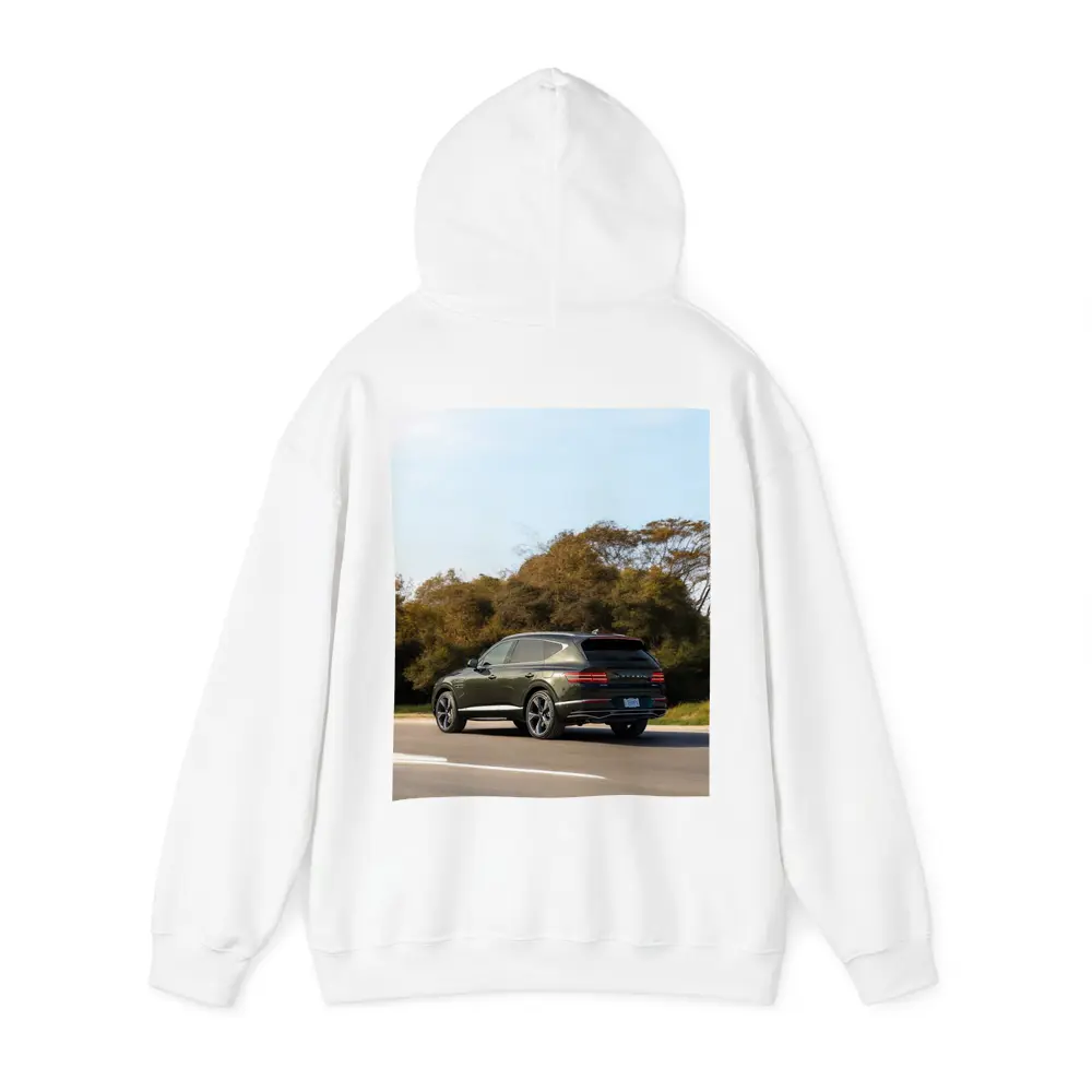 Genesis GV80 SUV Dark Green Highway Drive – Hoodies