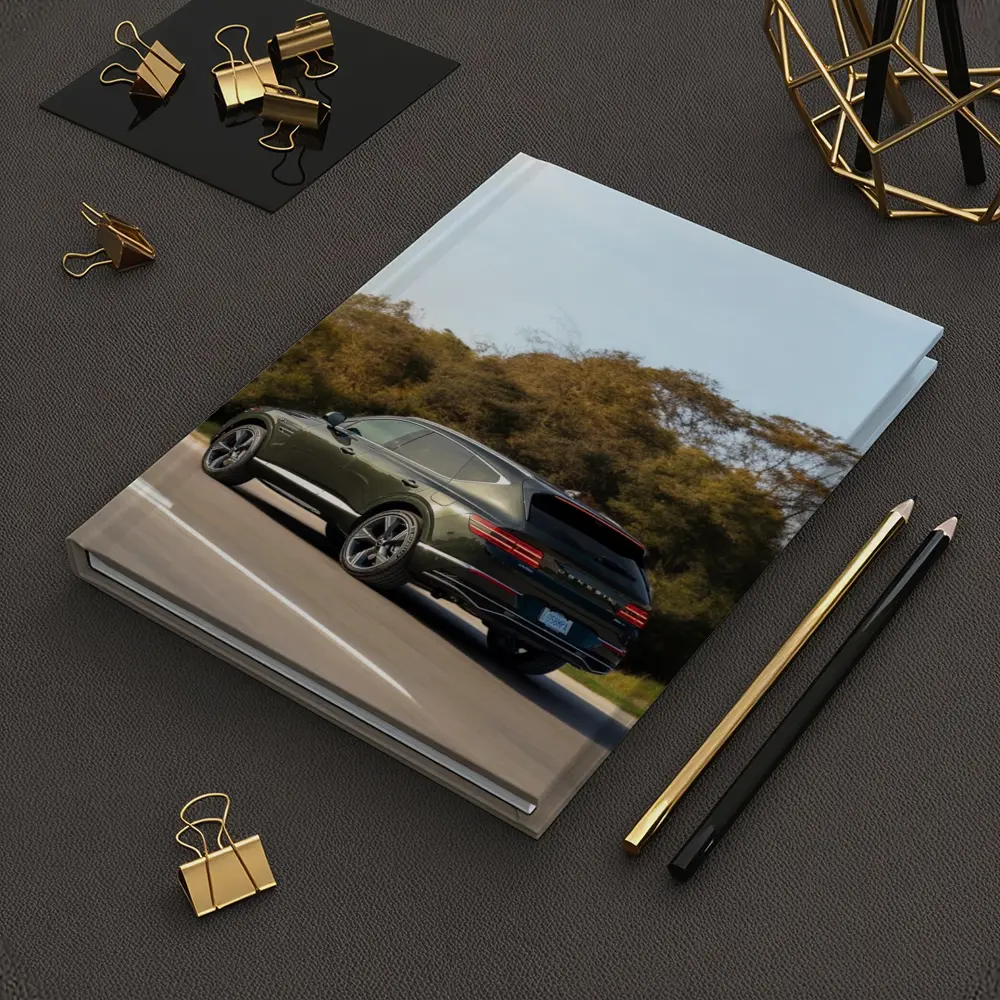 Genesis GV80 SUV Dark Green Highway Drive – Notebooks