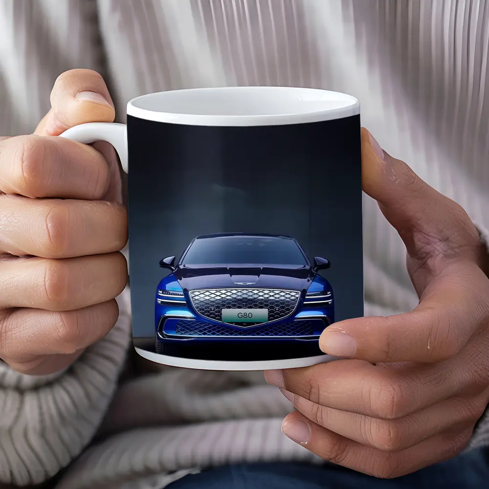 Genesis G80 Electric Blue Front View – Mugs
