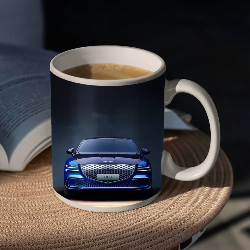 Genesis G80 Electric Blue Front View – Mugs