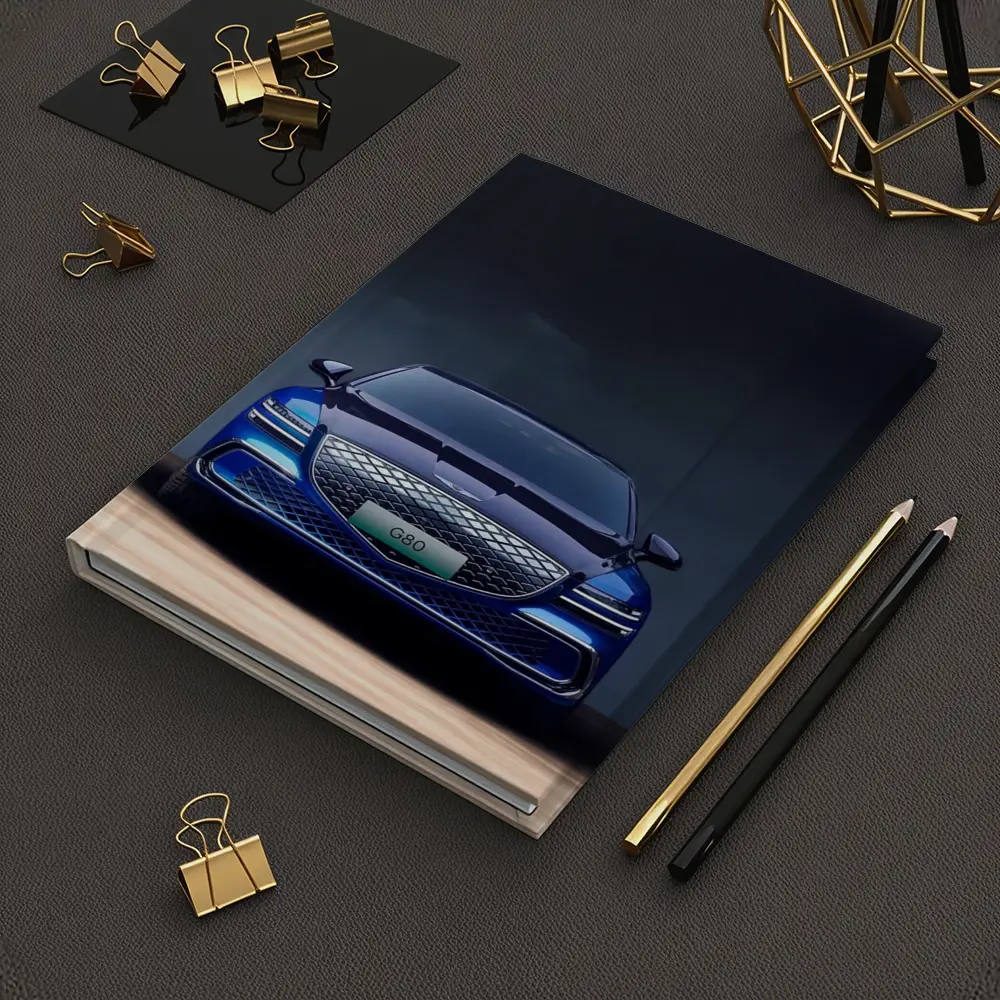 Genesis G80 Electric Blue Front View – Notebooks