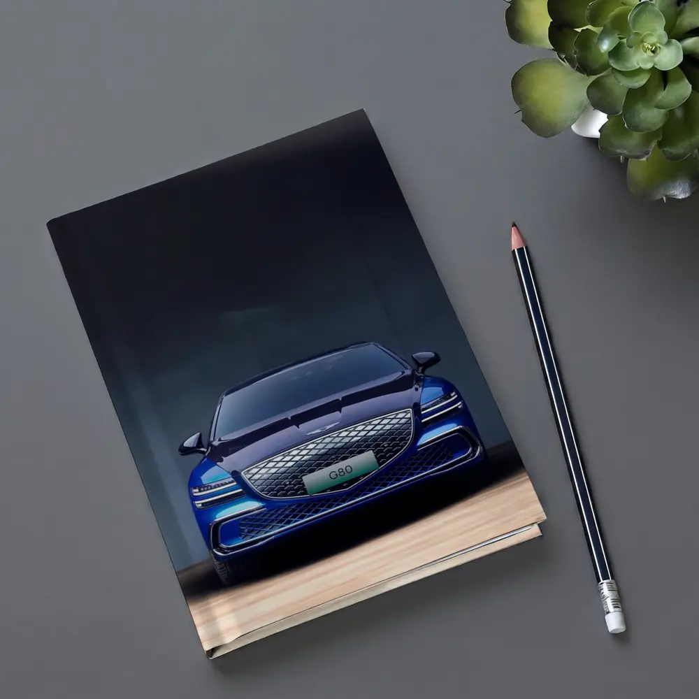 Genesis G80 Electric Blue Front View – Notebooks