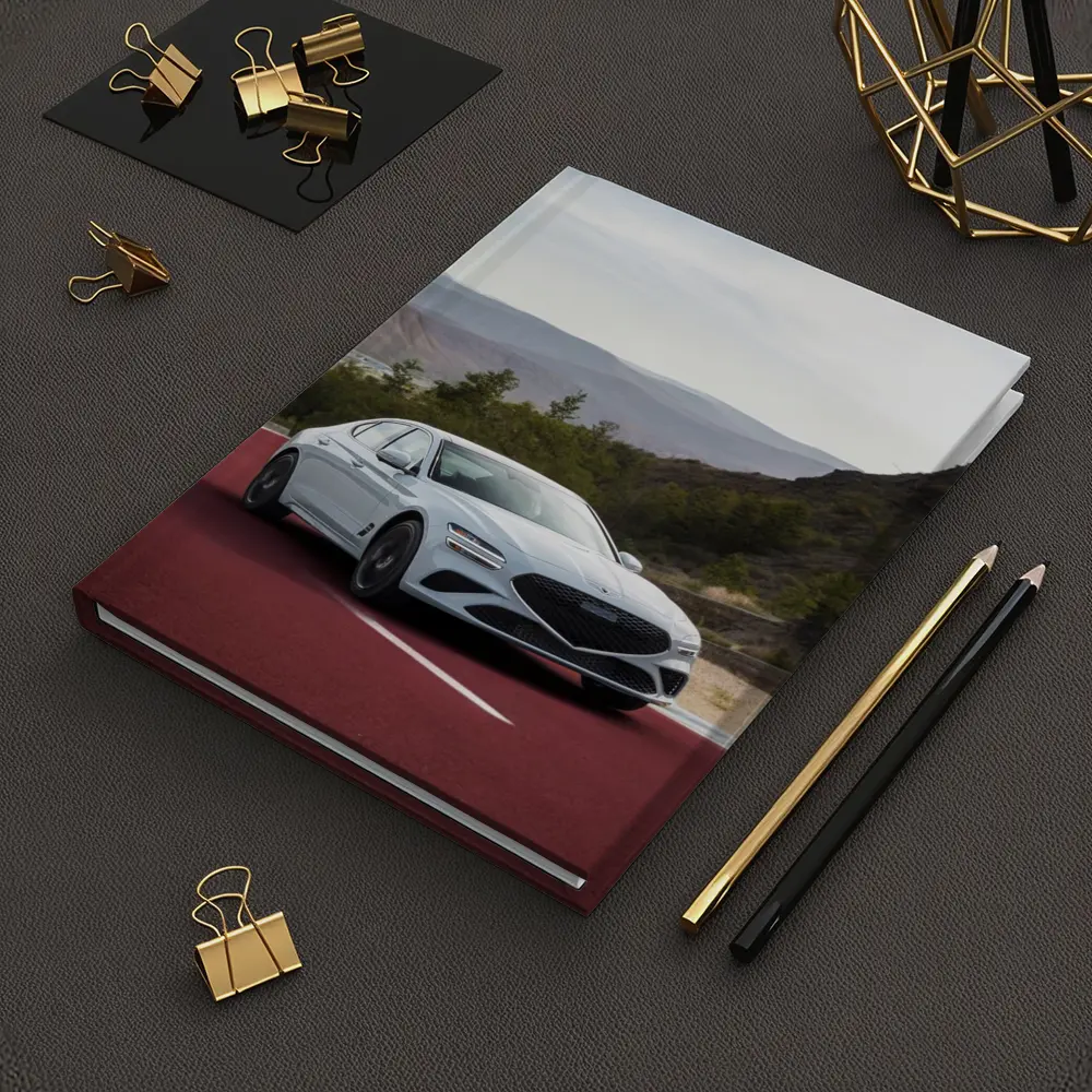 Genesis G70 Sport Sedan on Red Track – Notebooks