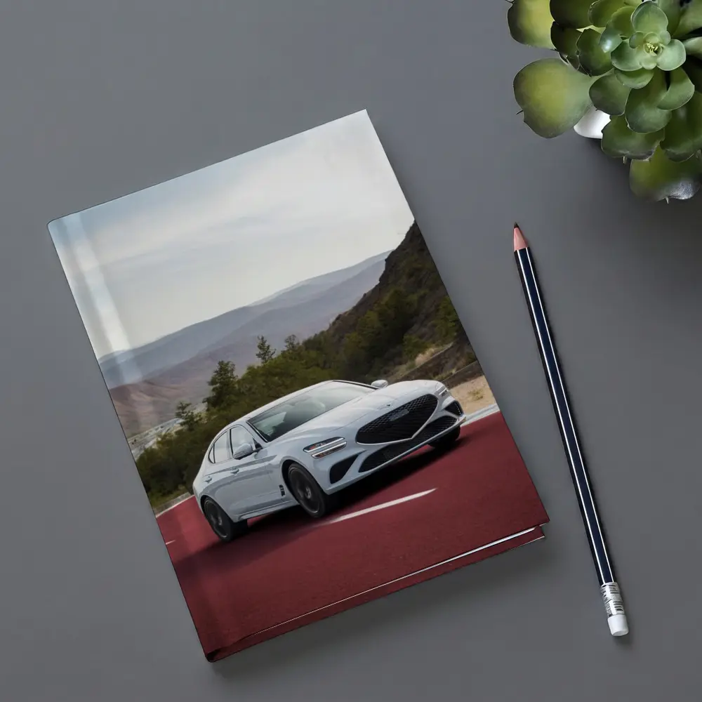 Genesis G70 Sport Sedan on Red Track – Notebooks