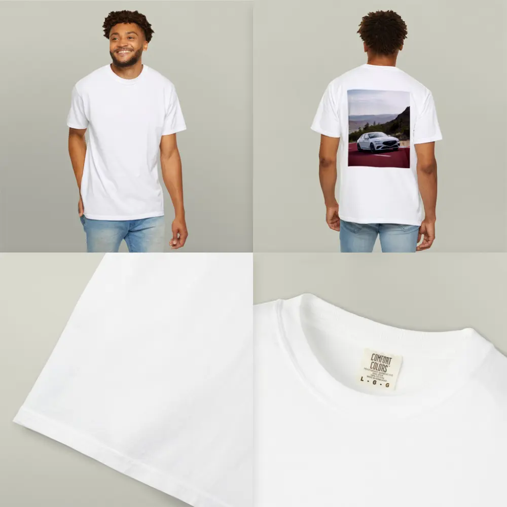 Genesis G70 Sport Sedan on Red Track – T-Shirts