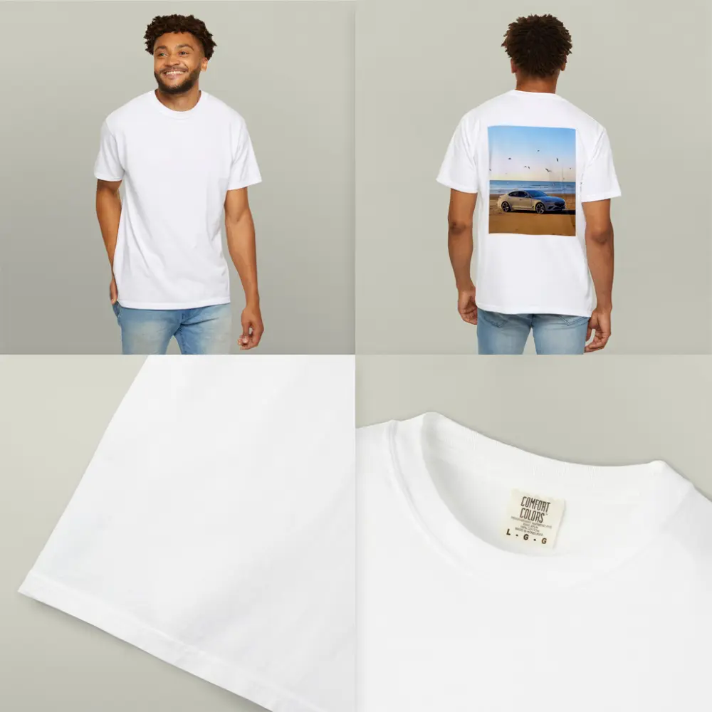 Genesis G70 Silver Sedan Beach Setting – T-Shirts