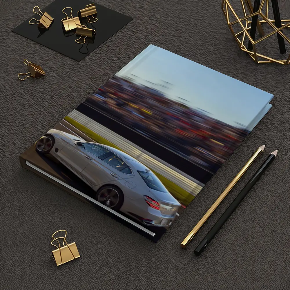 Genesis G70 Racing On Blurred Track – Notebooks