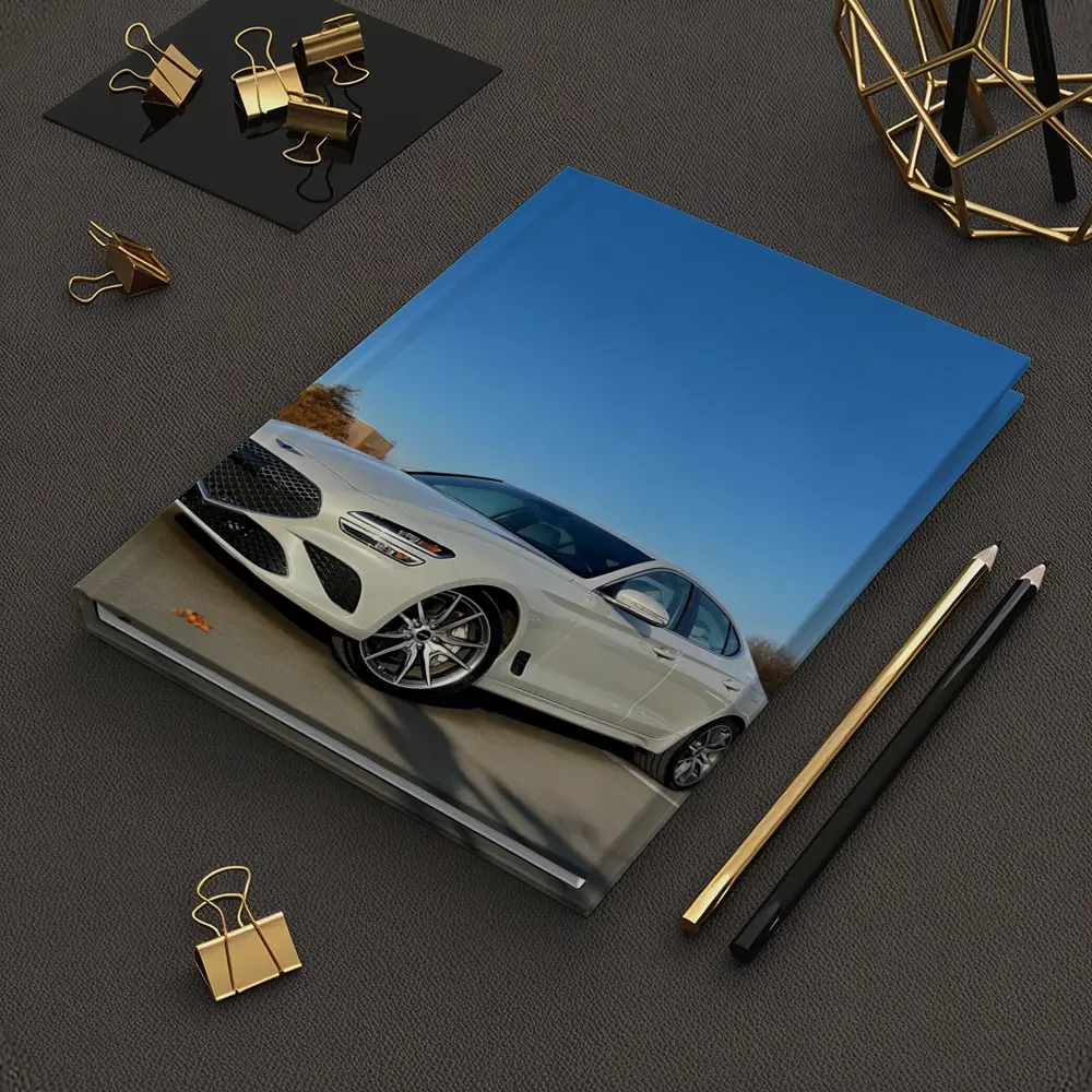 Genesis G70 White Sedan Clear Sky – Notebooks