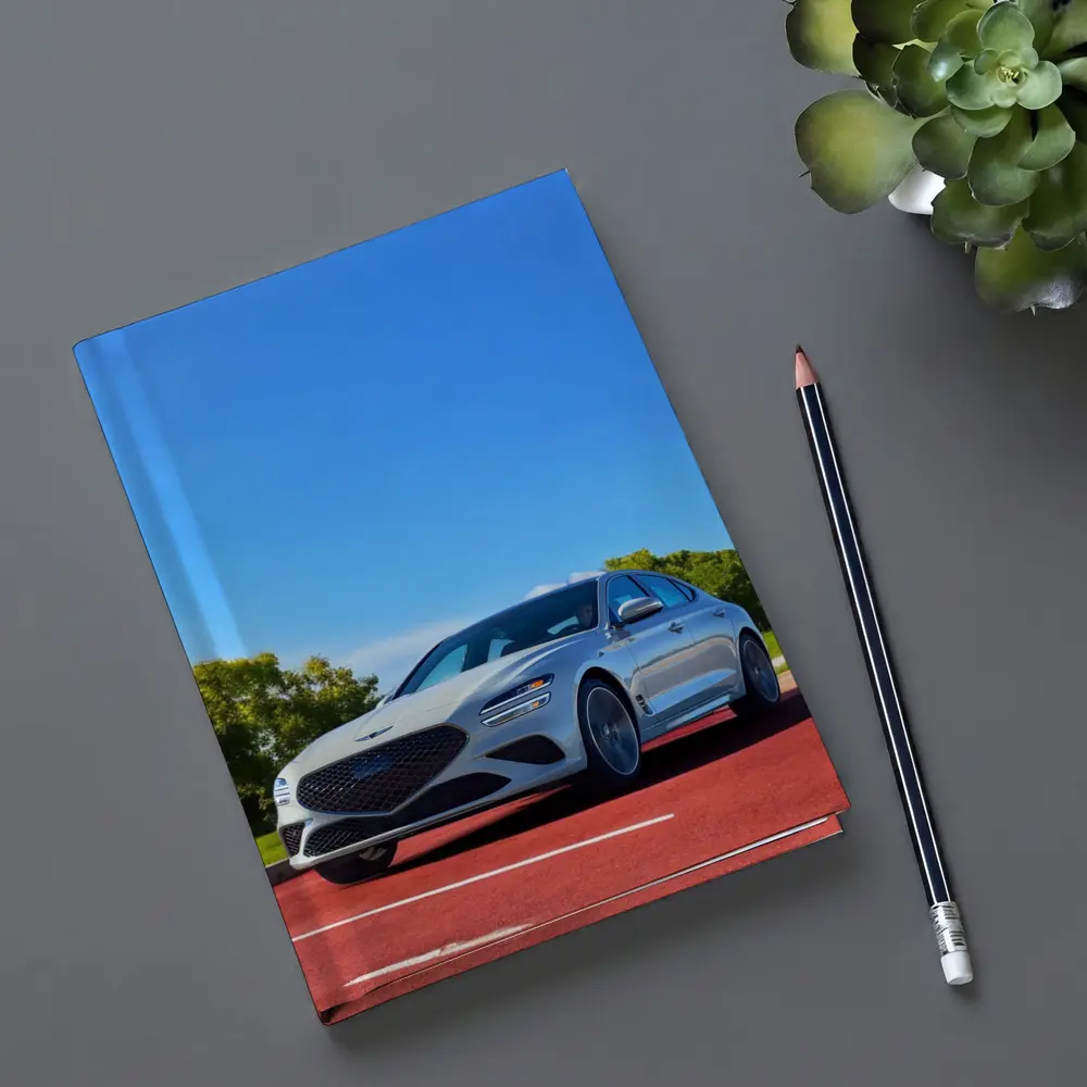 Genesis G70 White Sedan Blue Sky – Notebooks