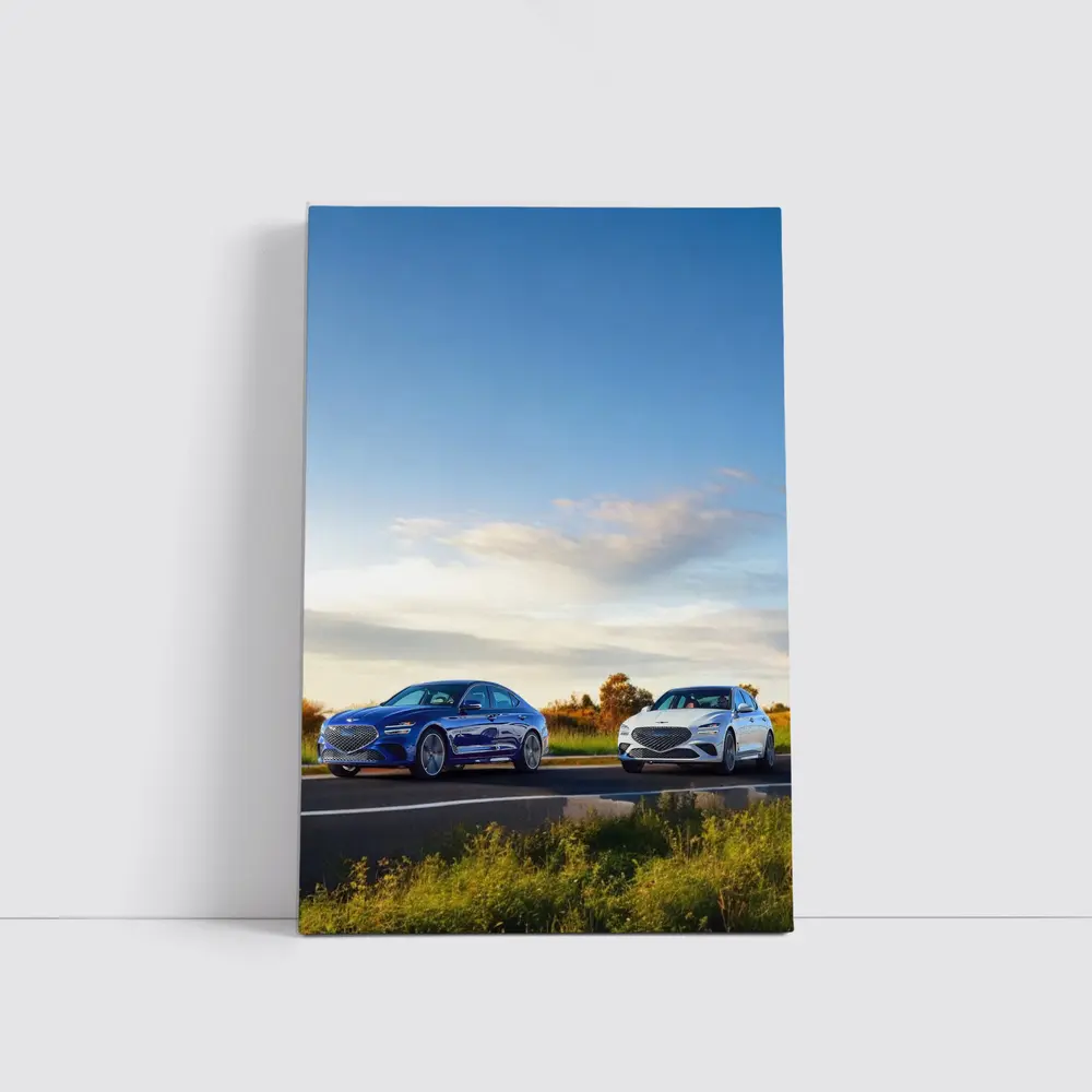 Genesis G70 Duo Open Road Blue Sky – Wall Art