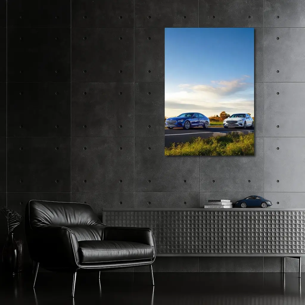 Genesis G70 Duo Open Road Blue Sky – Wall Art
