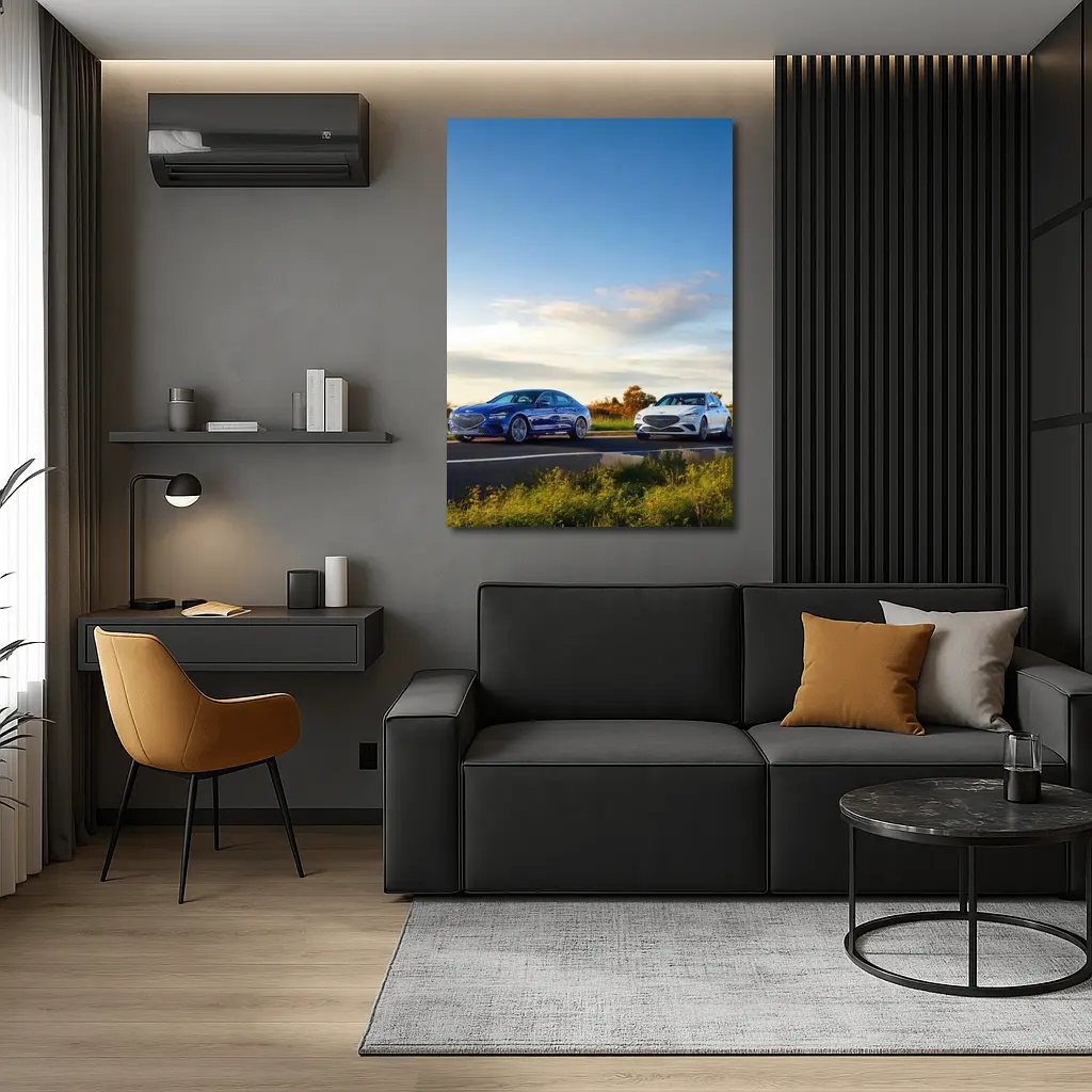 Genesis G70 Duo Open Road Blue Sky – Wall Art