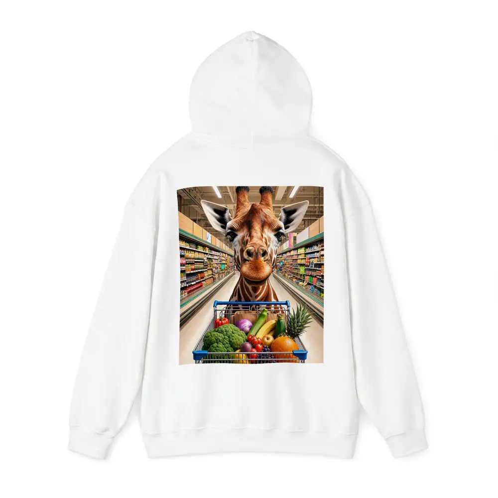 Giraffe Shopping Cart Supermarket Grocery Store – Hoodies